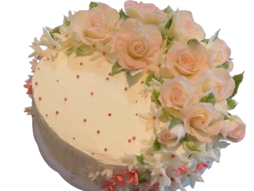 Rose Flower Cake