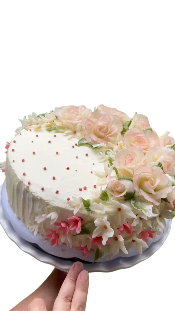 Rose Flower Cake